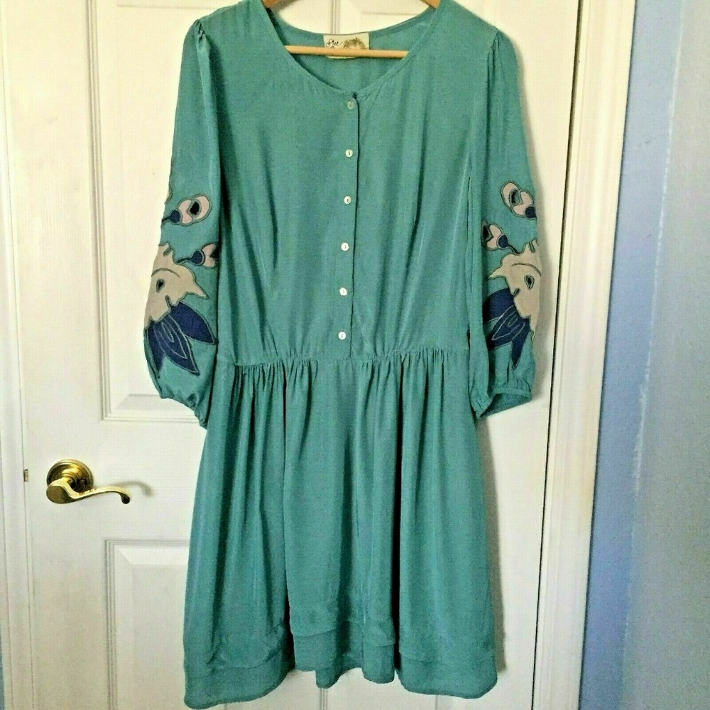 Free People Button Front Women's Dress M